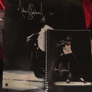 Michael Jackson Notebook and Folder. Never Used